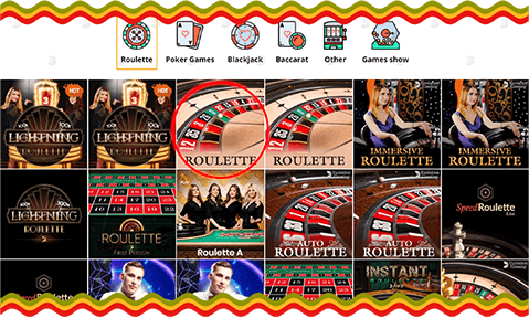 online roulette in Bob Casino live dealer category